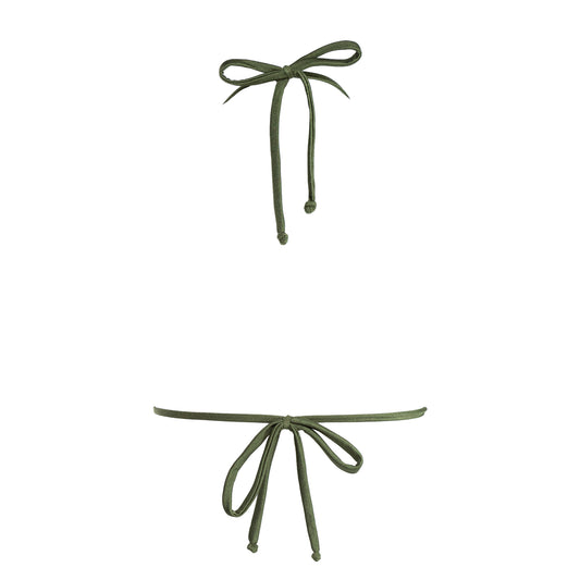 Panarea Metallic Green Top