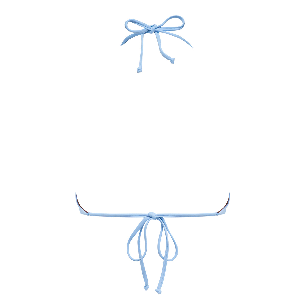 Capri Double Face Brown -  Baby Blue Top