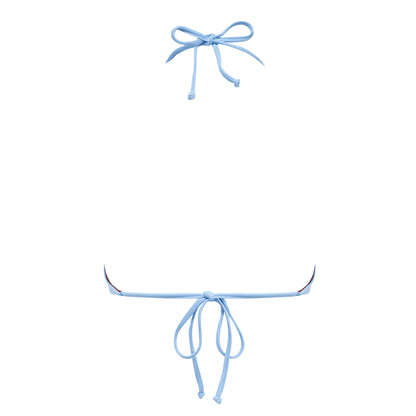 Capri Double Face Brown -  Baby Blue Top