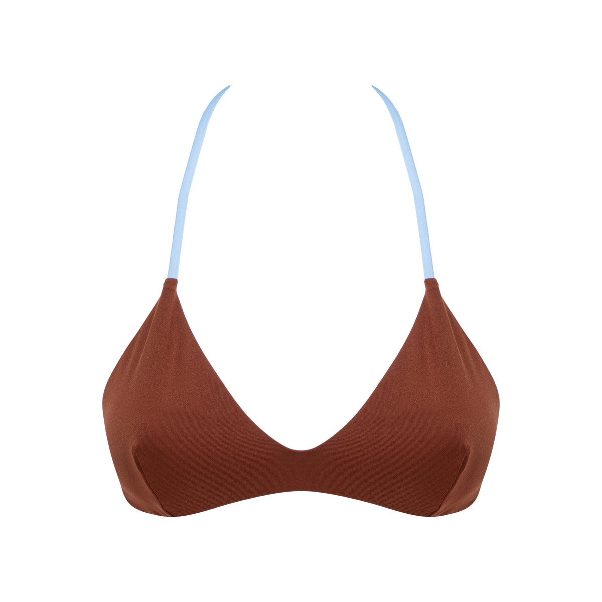 Capri Double Face Brown -  Baby Blue Top