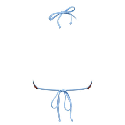 Capri Double Face Brown -  Baby Blue Top