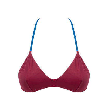 Capri Double Face Burgundy - Space Blue Top
