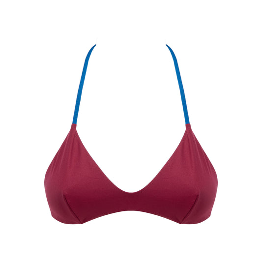 Capri Double Face Burgundy - Space Blue Top