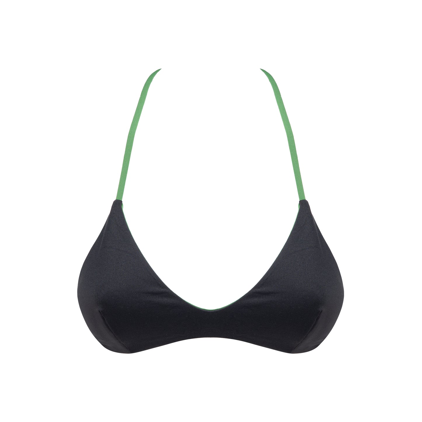 Capri Double Face Black - Green Top
