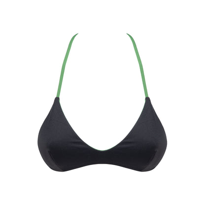 Capri Double Face Black - Green Top