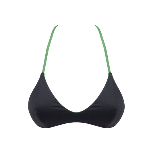 Capri Double Face Black - Green Top
