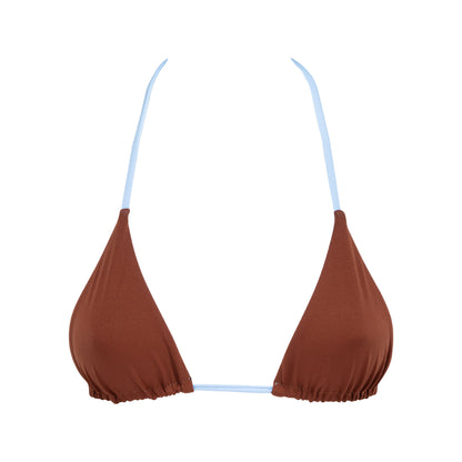Panarea Double Face Brown - Baby Blue Top