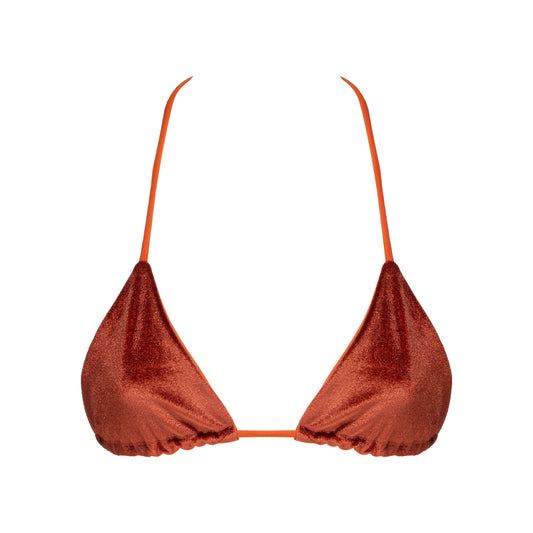 Panarea Velvet Rust Top