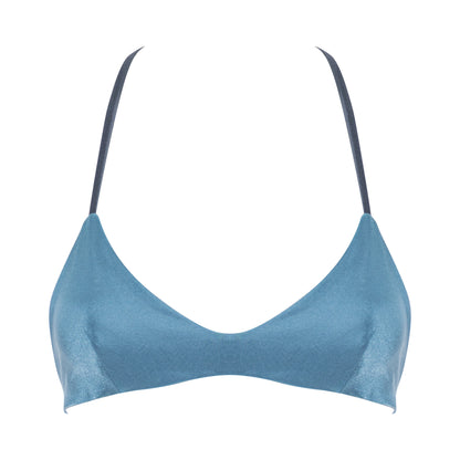 Capri Double Face Iron Sky Top
