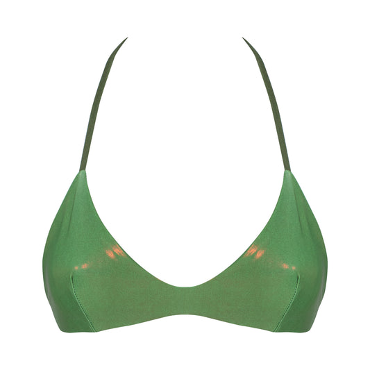 Capri Metallic Green Top