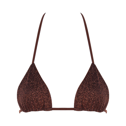 Panarea Lurex Rust Top