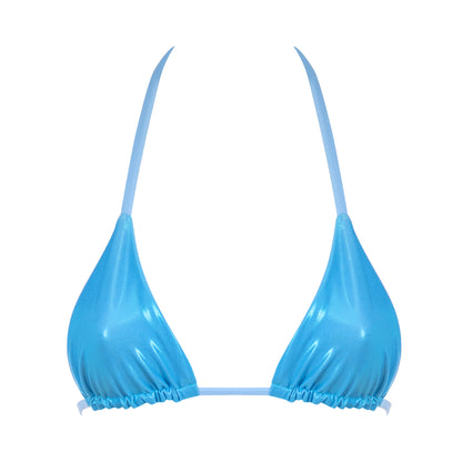 Panarea Metallic Sky Blue Top