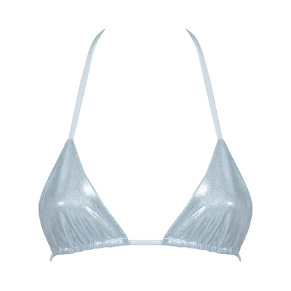 Panarea Metallic White Top
