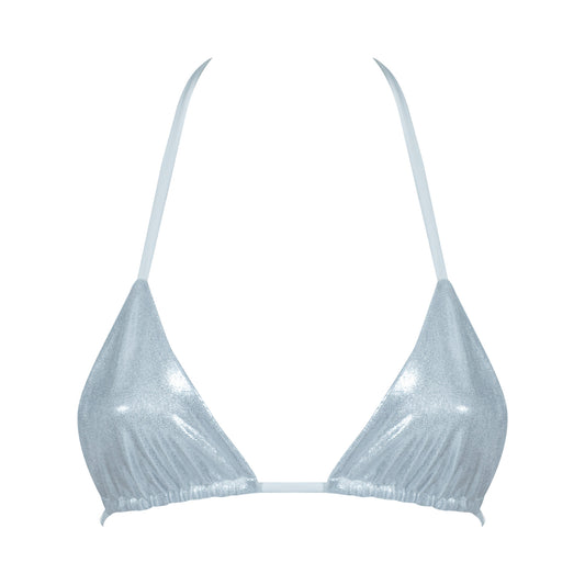 Panarea Metallic White Top