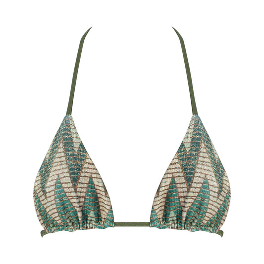 Panarea Geometric Green Top