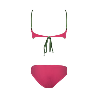 Stefy Double face pink and green