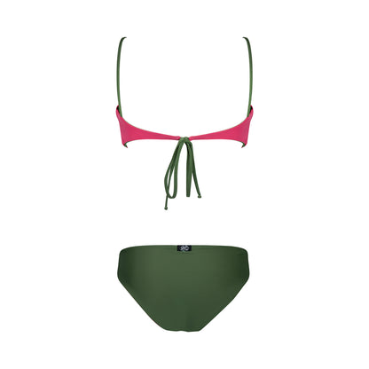 Stefy Double face pink and green