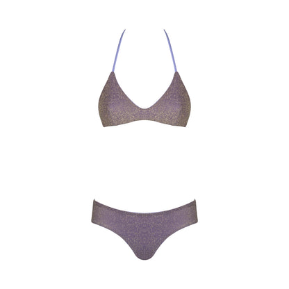 Capri lurex lilac-gold