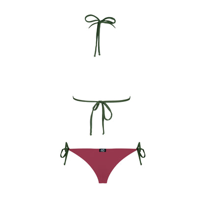 Double pink and green