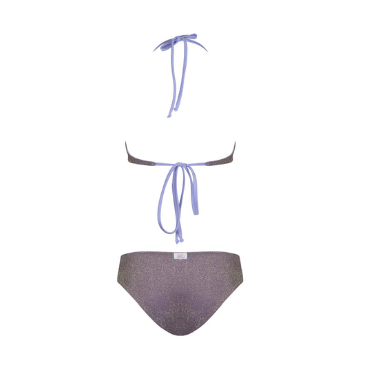 Capri lurex lilac-gold